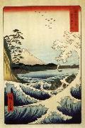 Hiroshige, Ando Fuji from the Gulf of Suruga Spain oil painting artist